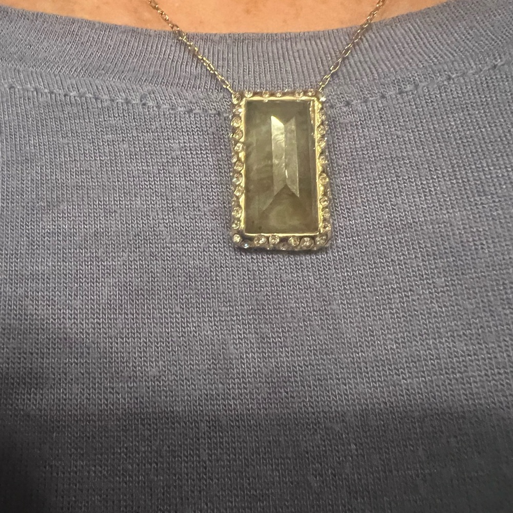 Alexis Bittar quartz stone necklace